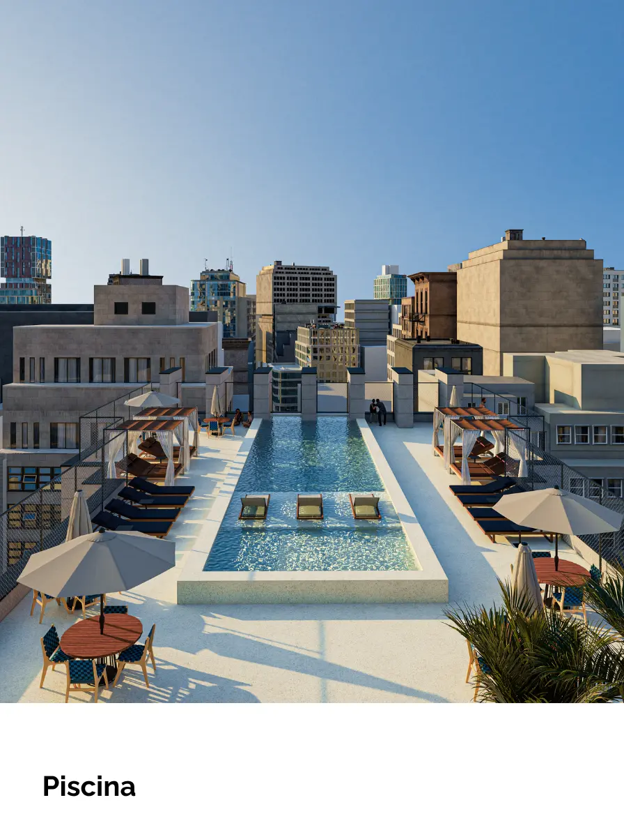 Luxury long stay Sao Paulo — Piscina no Rooftop