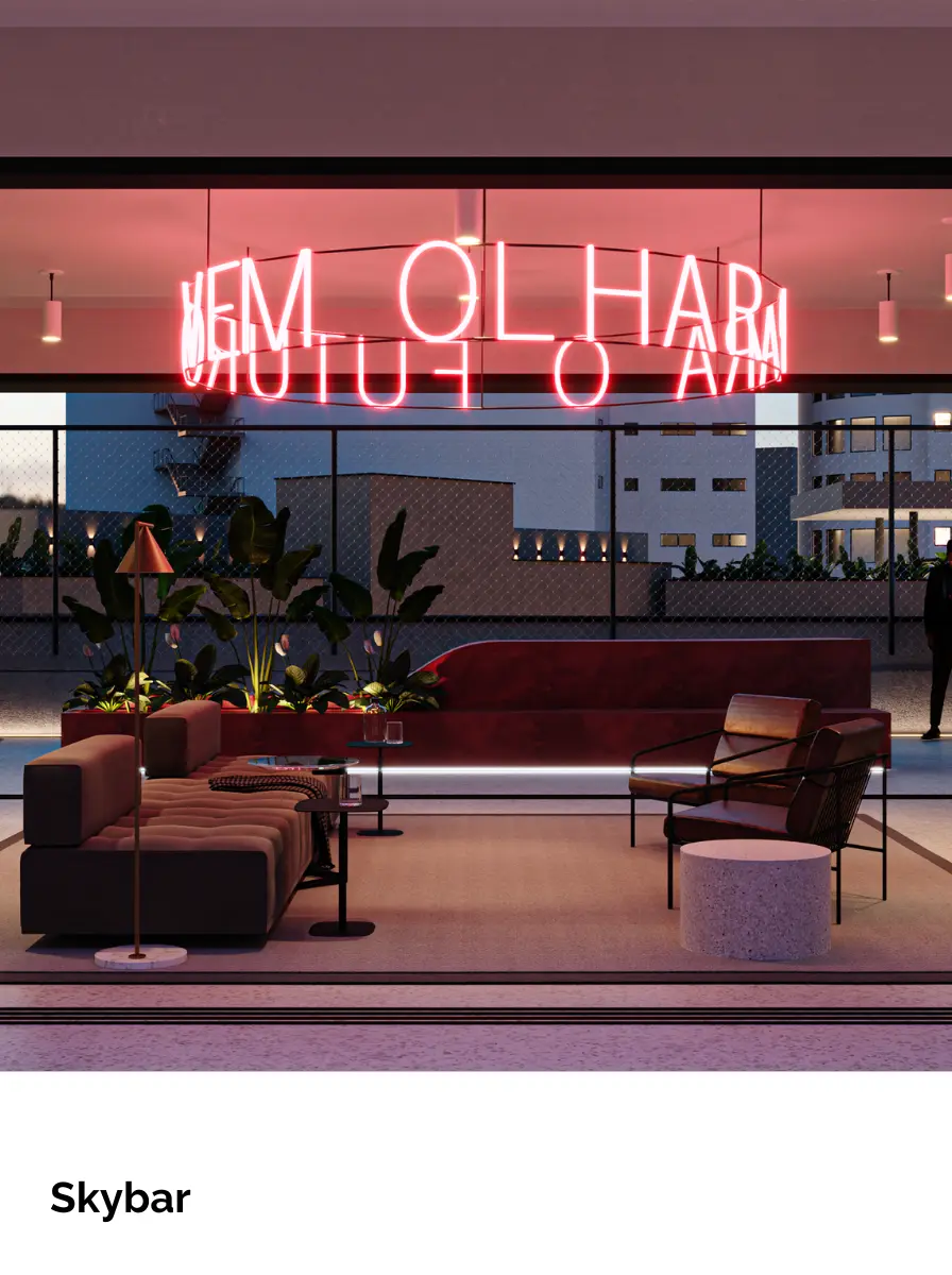 Luxury long stay Sao Paulo — Sky Bar